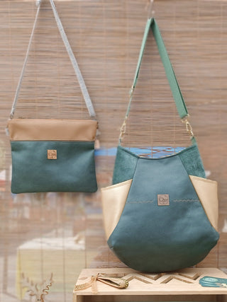 Sac Tulipe Vert Doré | Collection Sweety Kaki