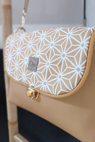 Rabat Mini - simili peau de pèche - Etoiles