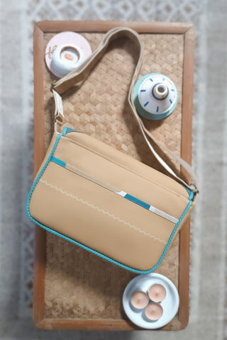 L'Écolier | Formes - Camel et bleu
