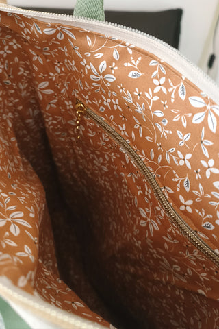 Grand Zippé Côtelé Vert | Collection Douceur Velours