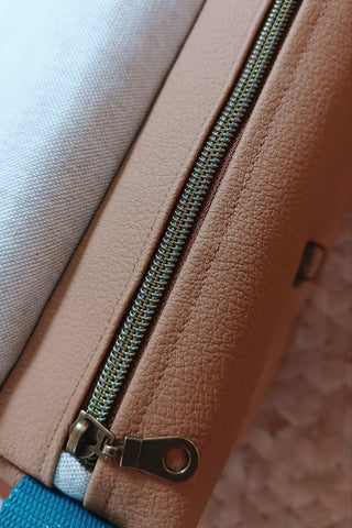 Rabat Mini - Formes Camel Turquoise