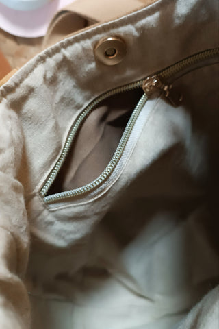 Sac Tulipe - Palmiers Camel
