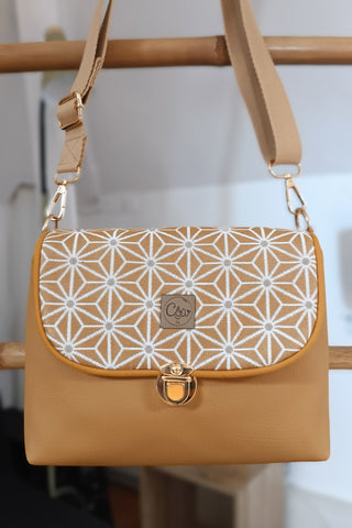 Rabat Mini - simili peau de pèche - Etoiles