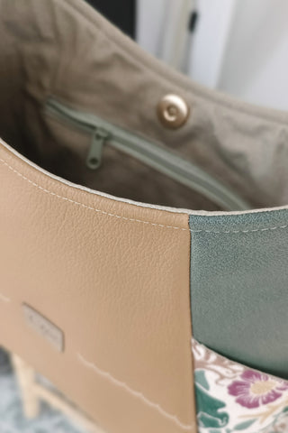Sac Tulipe Camel - vert - végétal