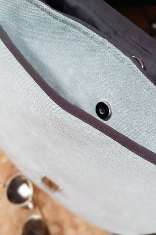 CôaDos Mini - Sac à dos - Suédine Chinée ciel