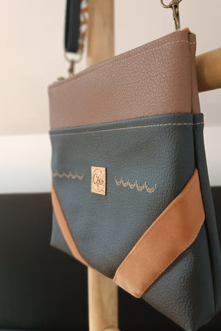 Sac Pochette Noir Marron | Collection Classy Blackie