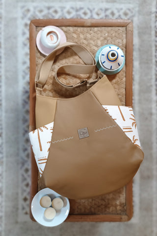 Sac Tulipe - Palmiers Camel