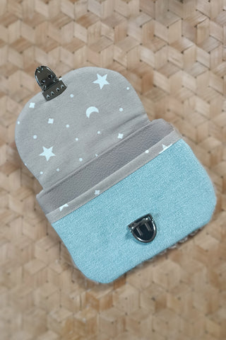 Porte monnaie zippé à rabat - Format Maxi - Étoiles