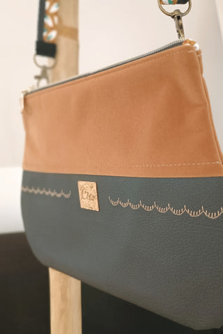 Sac Pochette Noir camel | Collection Classy Blackie