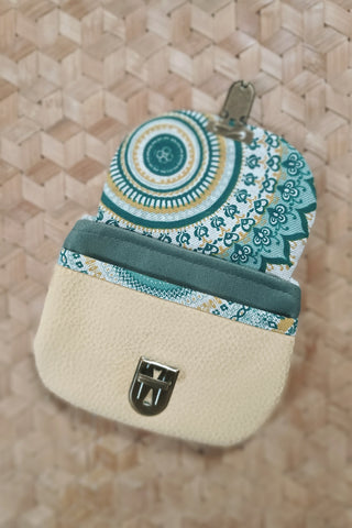 Porte monnaie zippé à rabat - Format Maxi - Mandala.