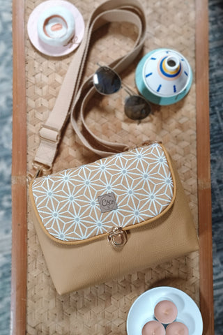 Rabat Mini - simili peau de pèche - Etoiles