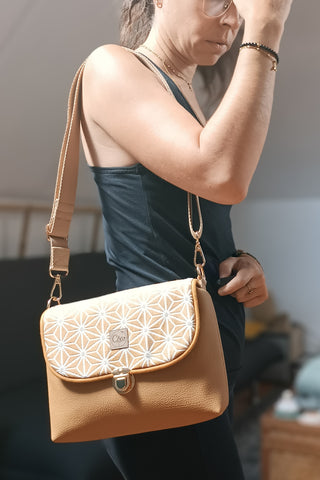 Rabat Mini - simili peau de pèche - Etoiles