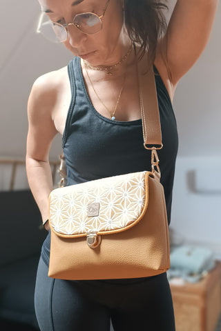 Rabat Mini - simili peau de pèche - Etoiles